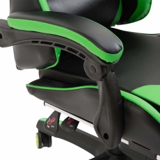Herná stolička Ignite, čierna / zelená - 6