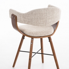 Konferenčná / jedálenská stolička drevená Dancer II. textil (SET 2 ks) - 9