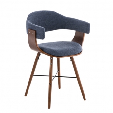 Konferenčná / jedálenská stolička drevená Dancer II. textil (SET 2 ks) - 2