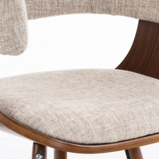 Konferenčná / jedálenská stolička drevená Dancer II. textil (SET 2 ks) - 10