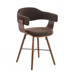Konferenčná / jedálenská stolička drevená Dancer II. textil (SET 2 ks) - 4