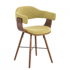 Konferenčná / jedálenská stolička drevená Dancer II. textil (SET 2 ks) - 3