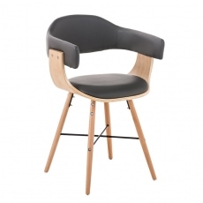 Konferenčná / jedálenská stolička drevená Dancer (Súprava 2 ks) - 4