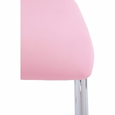 Jedálenská stolička Aber (Súprava 4 ks), ružová - 5