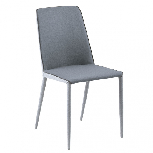 Jedálenská stolička Ajka (SET 2 ks), sivá - 1