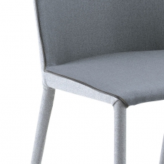 Jedálenská stolička Ajka (SET 2 ks), sivá - 3