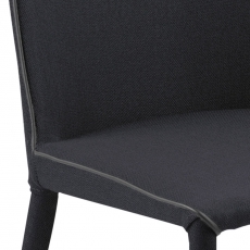 Jedálenská stolička Ajka (SET 2 ks), antracit - 4