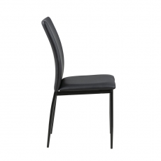 Jedálenská stolička Anis (súprava 4 ks), čierna - 2