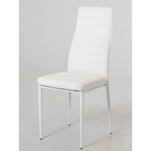 Jedálenská stolička Betina (SET 4 ks) biela - 1