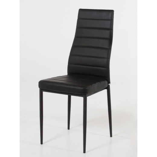 Jedálenská stolička Betina (SET 4 ks) čierna - 1