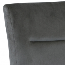 Jedálenská stolička Demi (SET 2ks), zamat, tmavo šedá - 8