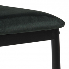 Jedálenská stolička Demina (SET 4 ks), tmavo zelená - 3
