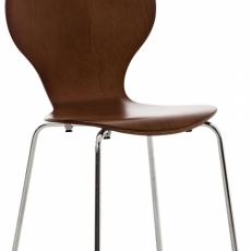 Jedálenská stolička Diego, hnedá - 1