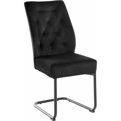Jedálenská stolička Elean (SET 2ks), čierna