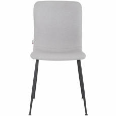 Jedálenská stolička Fatima (SADA 2 ks), tkanina, svetlo šedá - 2