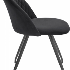 Jedálenská stolička Harper (SET 2 ks), čierna - 2