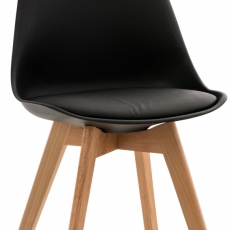 Jedálenská stolička Helga, čierna - 1