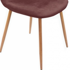 Jedálenská stolička Ines (SET 4 ks), ružová - 6