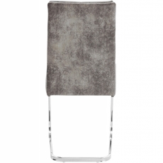 Jedálenská stolička Lagun (Súprava  2 ks), sivá - 4