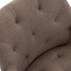 Jedálenská stolička Langford, textil, taupe - 4