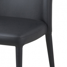 Jedálenská stolička Lucy (SET 2 ks), čierna - 7
