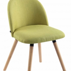 Jedálenská stolička Mandel textil, prírodné nohy - 4