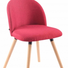 Jedálenská stolička Mandel textil, prírodné nohy - 2