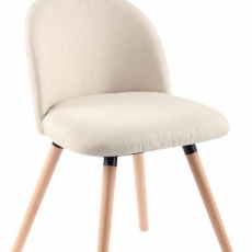 Jedálenská stolička Mandel textil, prírodné nohy - 3