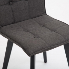 Jedálenská stolička Miriam textil, čierna - 17