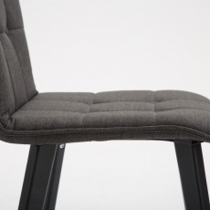 Jedálenská stolička Miriam textil, čierna - 15