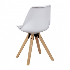 Jedálenská stolička Otto (Súprava 2 ks), biela - 5