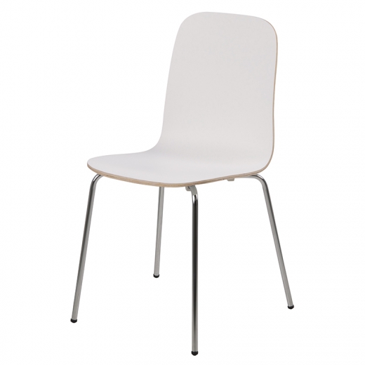 Jedálenská stolička Ronja (Súprava 4 ks), biela - 1