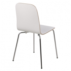 Jedálenská stolička Ronja (Súprava 4 ks), biela - 5