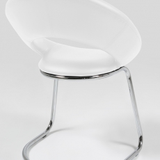 Jedálenská stolička Round na pérovej konštrukcii (SET 2 ks) - 14