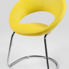 Jedálenská stolička Round na pérovej konštrukcii (SET 2 ks) - 1