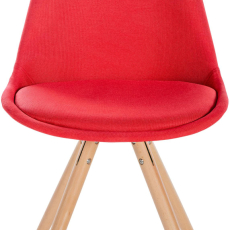 Jedálenská stolička Sofia I, textil, červená - 3