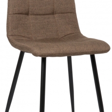 Jedálenská stolička Tilde, textil, hnedá - 1