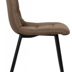 Jedálenská stolička Tilde, textil, hnedá - 3