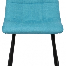 Jedálenská stolička Tilde, textil, tyrkysová - 2