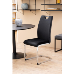 Jedálenská stolička Ulla (SET 2 ks), čierna
