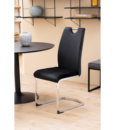 Jedálenská stolička Ulla (SET 2 ks), čierna