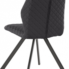 Jedálenská stolička Versea (SET 2ks), čierna - 5
