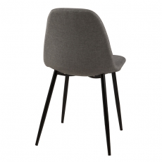 Jedálenská stolička Wanda (Súprava 4 ks), svetlosivá - 3