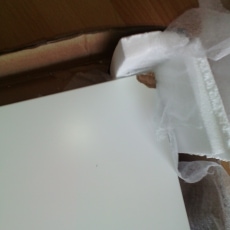2. akosť Jedálenský Stôl Ebony biely 120 cm - 4