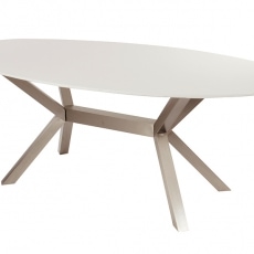 Jedálenský stôl Carola, 200 cm, biela - 1