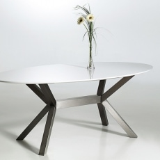 Jedálenský stôl Carola, 200 cm, biela - 2