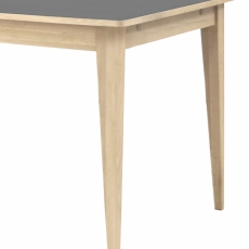 Jedálenský stôl Mayflower, 180 cm, dub/čierna - 2