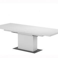 Jedálenský stôl rozkladací Wider, 235 cm, biela - 1