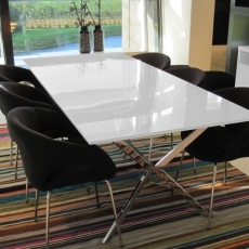 Jedálenský stôl s nerezovou podnožou Blossom, 220 cm - 3
