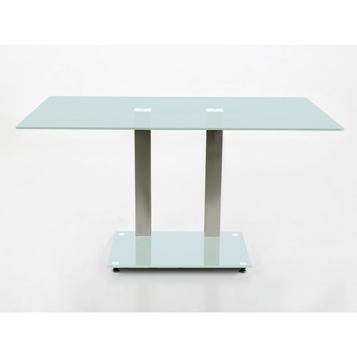 Jedálenský stôl sklenený Pixie, 140 cm, pieskované sklo - 1